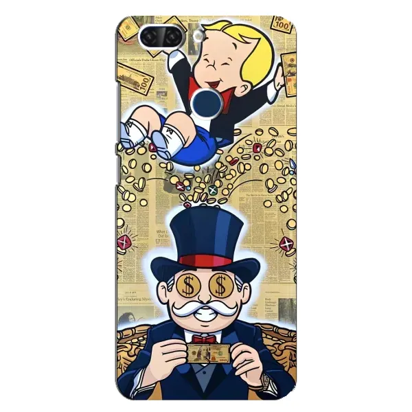 Чехол с принтом «Монополия Мен» для ZTE Blade V9