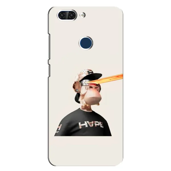 Чехол с принтом «обезьяна NFT в очках» для ZTE Blade V9 Чехол с принтом «обезьяна NFT в очках» для ZTE Blade V9