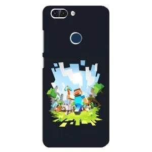 Чохол Майнкрафт на ZTE Blade V9 (AlphaPrint) Minecraft (персонажі Minecraft)