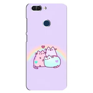 Чохол на ЗТЕ 89523 15655 з Котиками (VPrint) (Радужний котик)