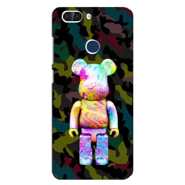 Чехол с принтом «Яркий Bearbrick» для ZTE Blade V9