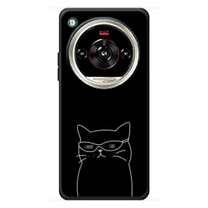 Чохол з принтом «Байдужий кіт» для ZTE Nubia Focus 2 Ultra