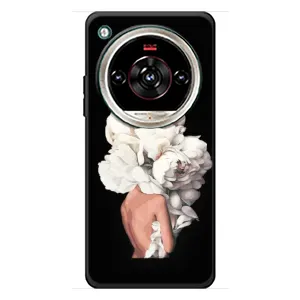 Чехлы (ART) Цветы на ZTE Nubia Focus 2 Ultra (VPrint) (Білі квіти)