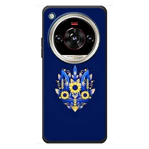 Чохли для ZTE Nubia Focus 2 Ultra Укр. Символіка (AlphaPrint) (Квітковий Герб)