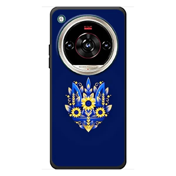 Чехол с принтом «Цветочный Герб» для ZTE Nubia Focus 2 Ultra