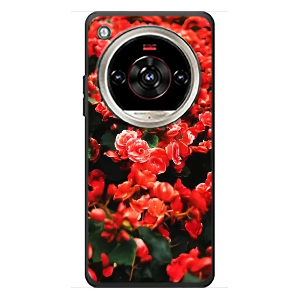 Чехол с принтом «Цветы красные» для ZTE Nubia Focus 2 Ultra