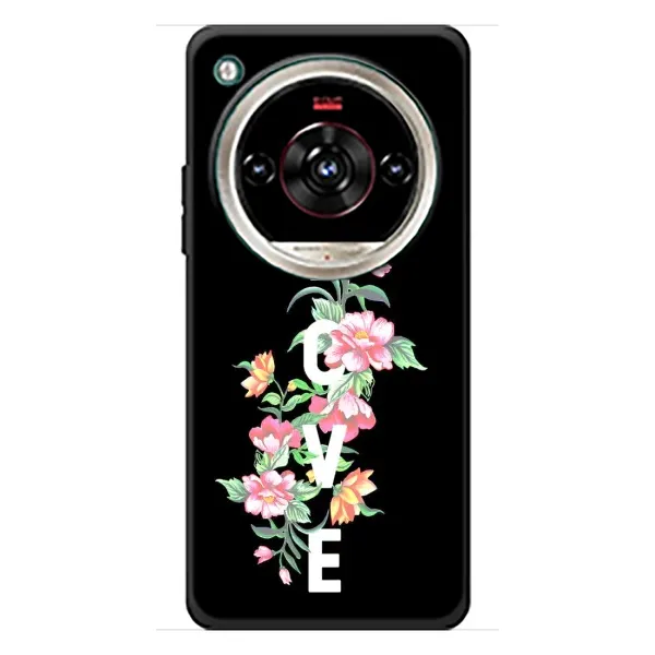 Чехол с принтом «Цветы LOVE» для ZTE Nubia Focus 2 Ultra