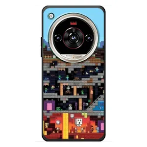 Чохол Майнкрафт на ZTE Nubia Focus 2 Ultra (AlphaPrint) Minecraft (фон Minecraft)