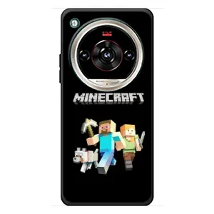 Чохол Майнкрафт на ZTE Nubia Focus 2 Ultra (AlphaPrint) Minecraft (герої Minecraft)