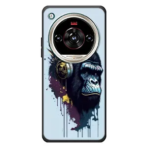 Чохол з принтом «Горила в навушниках» для ZTE Nubia Focus 2 Ultra