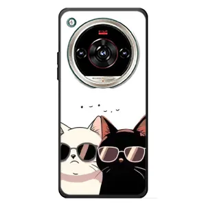 Чохол з принтом «Коти в окулярах» для ZTE Nubia Focus 2 Ultra