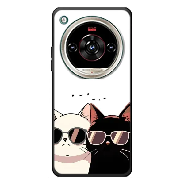 Чохол з принтом «Коти в окулярах» для ZTE Nubia Focus 2 Ultra