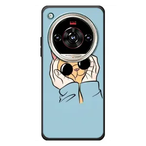 Чохол на ЗТЕ Нубія Фокус 2 Ультра з Котиками (VPrint) (Котик в окулярах)