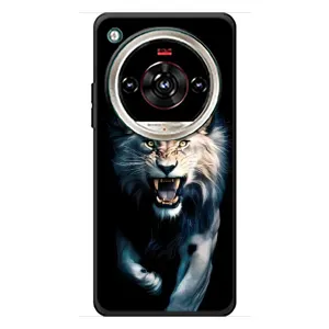 Чохол з картинкою 'Хижаки' для ZTE Nubia Focus 2 Ultra (Лев у темряві)