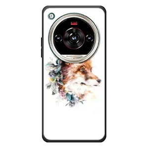 Чохли з картинкою Лисичка для ZTE Nubia Focus 2 Ultra (VPrint) (Лиса в квітах)