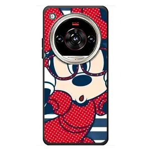 Эксклюзивный чехол для ZTE Nubia Focus 2 Ultra (AlphaPrint - Мультяшные) (Маус в очках)