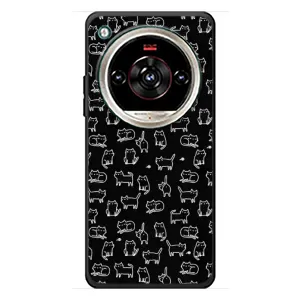 Чохол з принтом для ZTE Nubia Focus 2 Ultra (AlphaPrint) Модні коти (Маленькі котики)