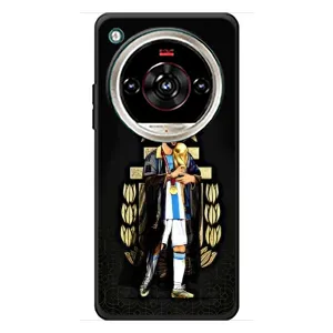Чехлы для ZTE Nubia Focus 2 Ultra (Leo чемпион) (AlphaPrint) (Месси Король)