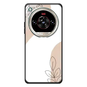 Силконовий чохол з принтом в квітах на ZTE Nubia Focus 2 Ultra