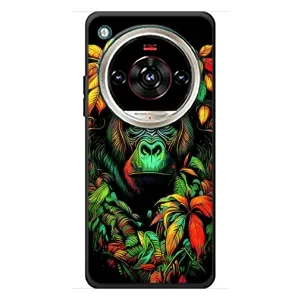 Чохол з принтом «Мавпа в квітах» для ZTE Nubia Focus 2 Ultra