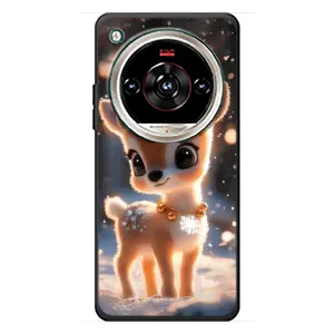 Яскравий чохол для ZTE Nubia Focus 2 Ultra з Зимові Оленята (Оленятко)