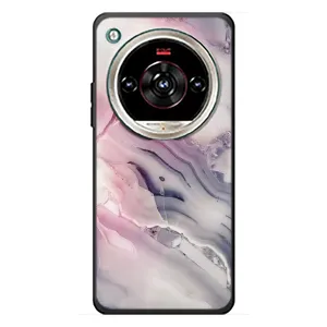 Мраморный чехол на ZTE Nubia Focus 2 Ultra (VPrint) (Пурпурный Мрамор)