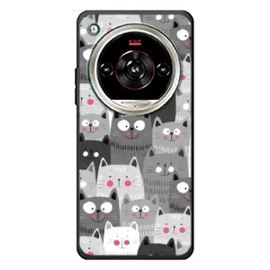 Чохли з Котиками для ZTE Nubia Focus 2 Ultra (VPrint) (Мальовані котики)