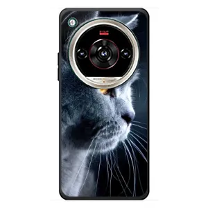 Чохли з Котиками для ZTE Nubia Focus 2 Ultra (VPrint) (Сірий Кіт)