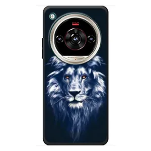 Чохол з картинкою ЛЕВ для ZTE Nubia Focus 2 Ultra (VPrint) (Синій Лев)
