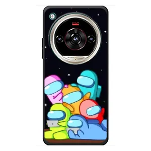 Чехол Амонг Ас для ZTE Nubia Focus 2 Ultra (AlphaPrint) (Скины в космосе)