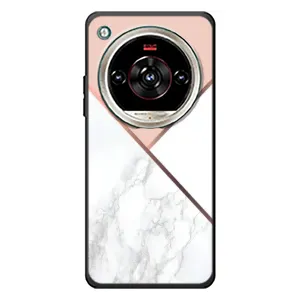 Мраморный чехол на ZTE Nubia Focus 2 Ultra (VPrint) (Тройной мрамор)