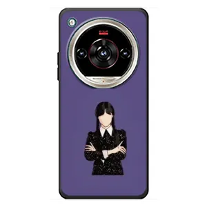 Чохли Венсдей на ZTE Nubia Focus 2 Ultra Уенсдей (AlphaPrint) (Венздей у чорному)