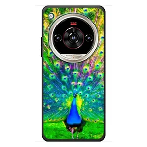 Чохол з пташками на ZTE Nubia Focus 2 Ultra (VPrint) (Яскравий Павлин)