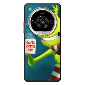 Різдвяні Чохли для ZTE Nubia Focus 2 Ultra (VPrint) (Зелений Грінч)