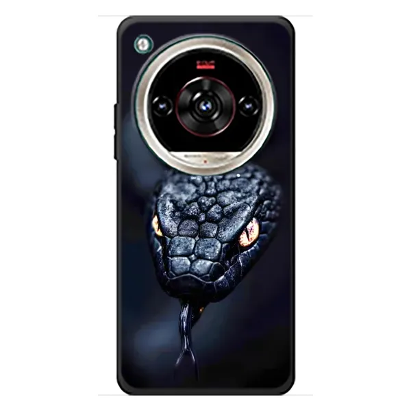 Чехол с принтом «Черная змея» для ZTE Nubia Focus 2 Ultra