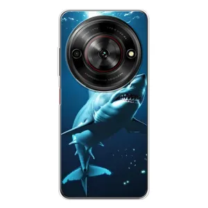 Чехол с картинкой «Хищники» для ZTE Nubia Focus 5G (Акула под водой)