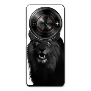 Чехлы с картинками животных ZTE Nubia Focus 5G (Черный ЛЕВ)
