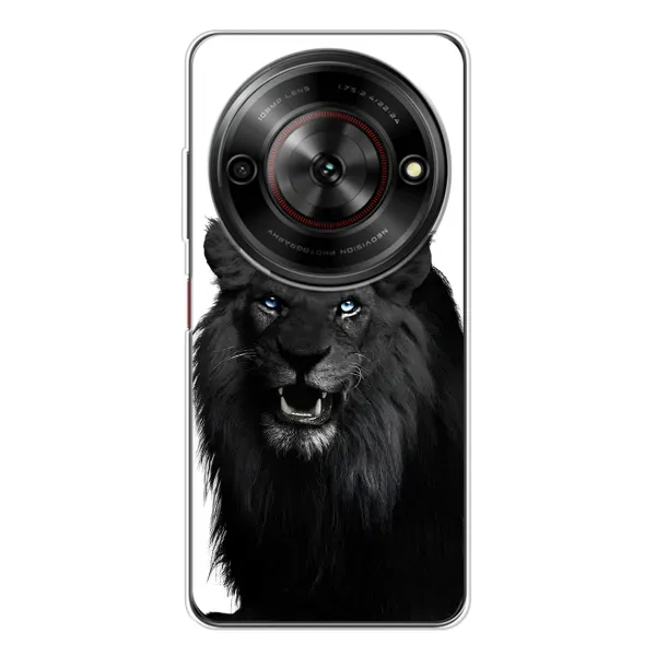 Чехол с принтом «Черный ЛЕВ» для ZTE Nubia Focus 5G