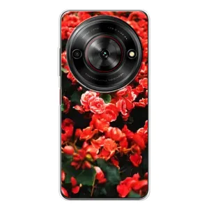 Чехлы с Цветами для ZTE Nubia Focus 5G (VPrint) (Цветы красные)