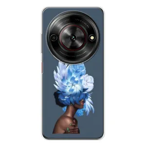 Чехлы (ART) Цветы на ZTE Nubia Focus 5G (VPrint) (Цветы на голове)