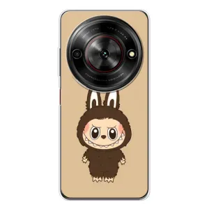Чехол с Лабубу на ZTE Nubia Focus 5G (Bored Ape в красном)