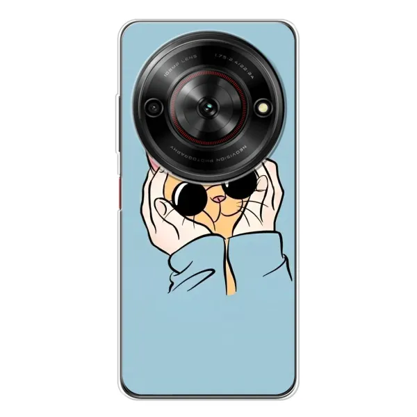 Чехол с принтом «Котик в очках» для ZTE Nubia Focus 5G