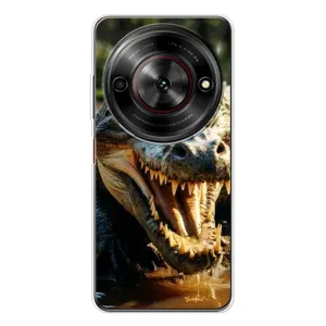 Чехол с картинкой «Хищники» для ZTE Nubia Focus 5G (Опасный крокодил)