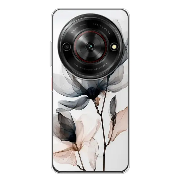 Чехол с принтом «Цветы на белом» для ZTE Nubia Focus 5G Чехол с принтом «Цветы на белом» для ZTE Nubia Focus 5G