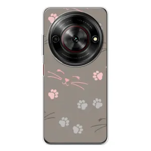 Чехол с рисунком кот на ZTE Nubia Focus 5G (Лапы и усы)
