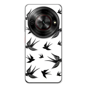 Чехол с птицами на ZTE Nubia Focus 5G (VPrint) (Ласточки)