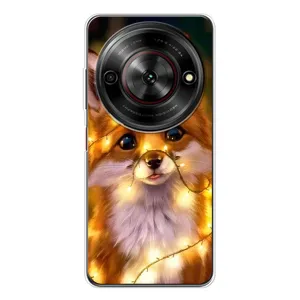 Чехлы с картинкой Лисички для ZTE Nubia Focus 5G (VPrint) (Лисичка в гирляндах)