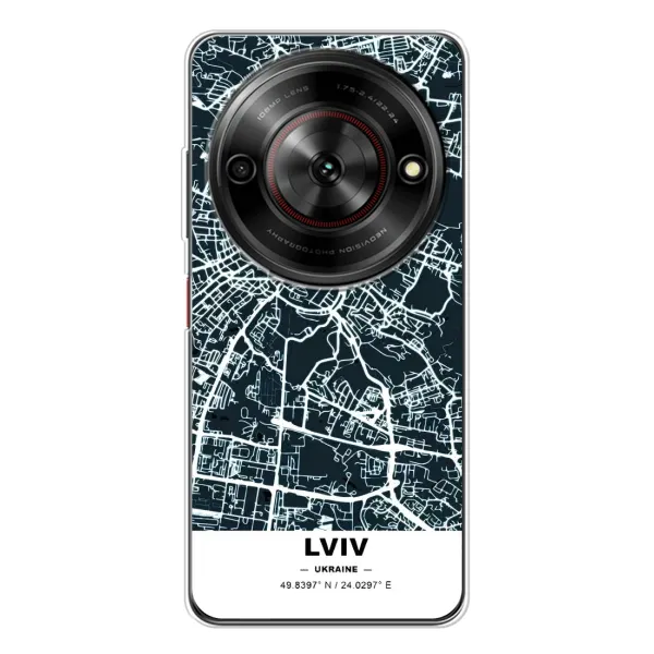 Чехол с принтом «Львов» для ZTE Nubia Focus 5G