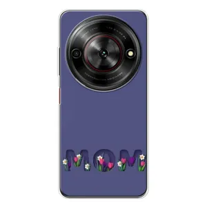 Чехол с принтом «Мама в цветах» для ZTE Nubia Focus 5G