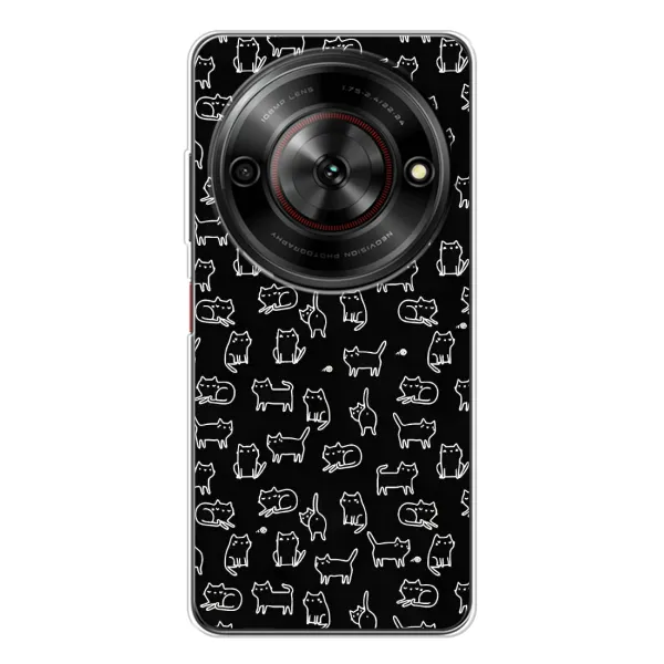 Чехол с принтом «Меленькие котики» для ZTE Nubia Focus 5G